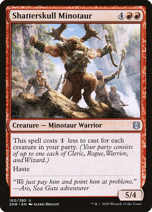 Shatterskull Minotaur - Zendikar Rising