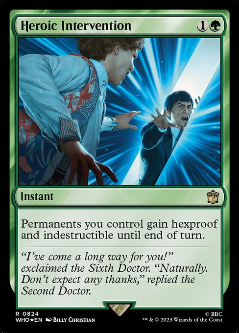 Heroic Intervention - Doctor Who - Surge Foil