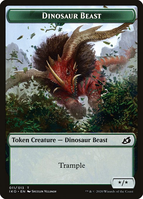 Dinosaur Beast - Ikoria: Lair of Behemoths Tokens