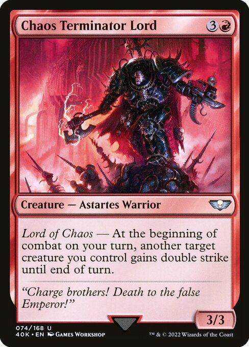 Chaos Terminator Lord - Warhammer 40,000 Commander