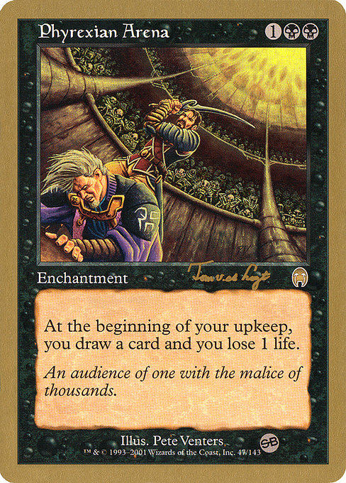 Phyrexian Arena - World Championship Decks 2001