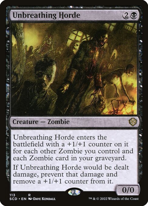 Unbreathing Horde - Starter Commander Decks