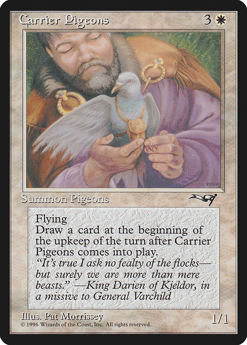 Carrier Pigeons - Alliances