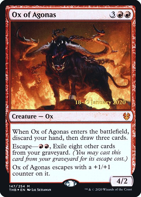 Ox of Agonas - Theros Beyond Death Promos - Promo Foil