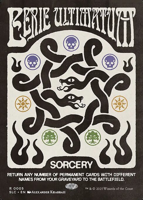 Eerie Ultimatum - Secret Lair Countdown - Borderless