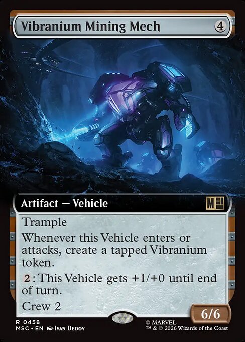 Vibranium Mining Mech - Marvel Super Heroes Commander - Extended Art