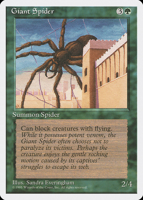 Giant Spider - Fourth Edition