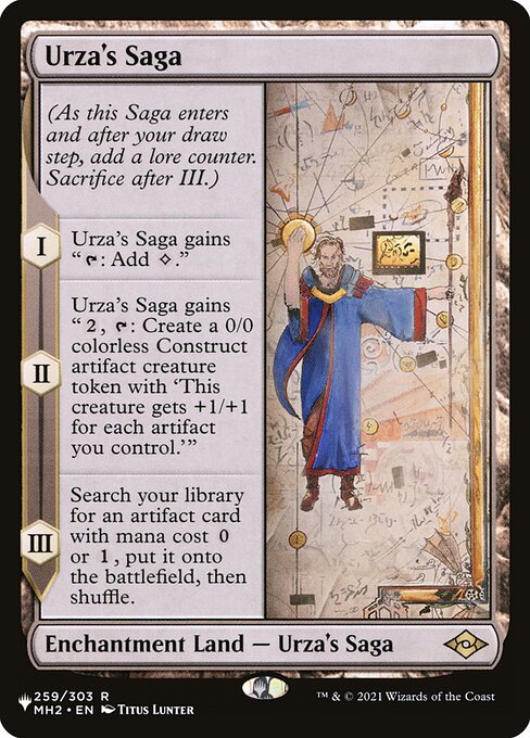 Urza's Saga - The List