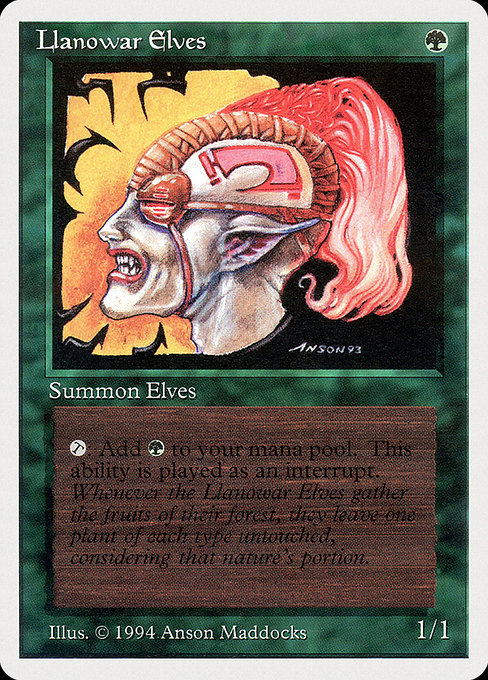 Llanowar Elves - Summer Magic / Edgar