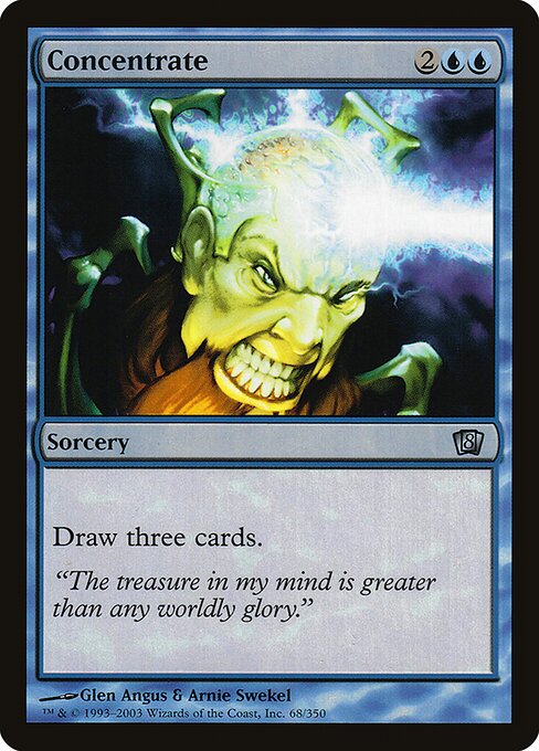 Concentrate - Eighth Edition - Promo Foil