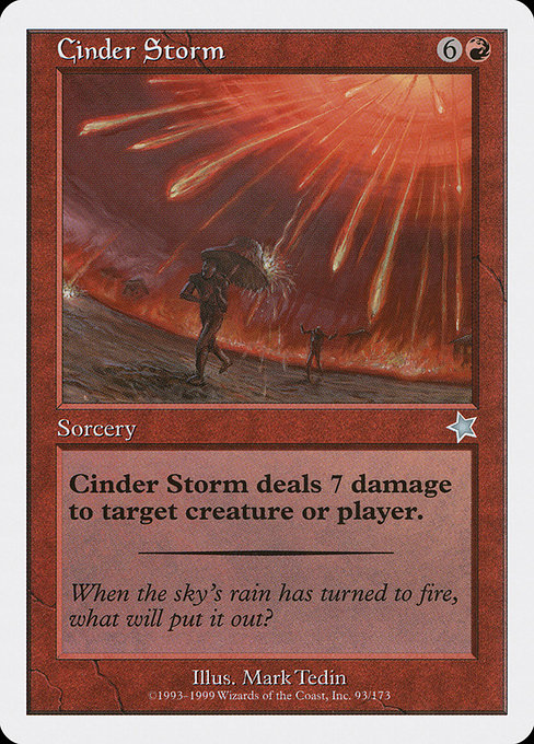 Cinder Storm - Starter 1999