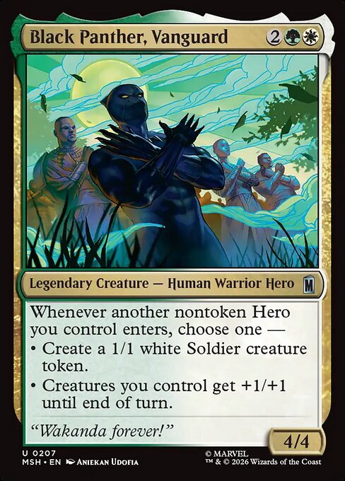 Black Panther, Vanguard - Marvel Super Heroes