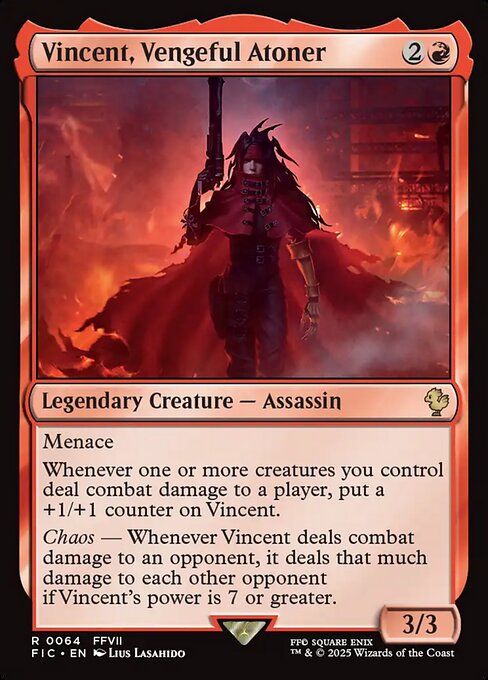 Vincent, Vengeful Atoner - Final Fantasy Commander