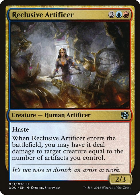 Reclusive Artificer - Duel Decks: Elves vs. Inventors
