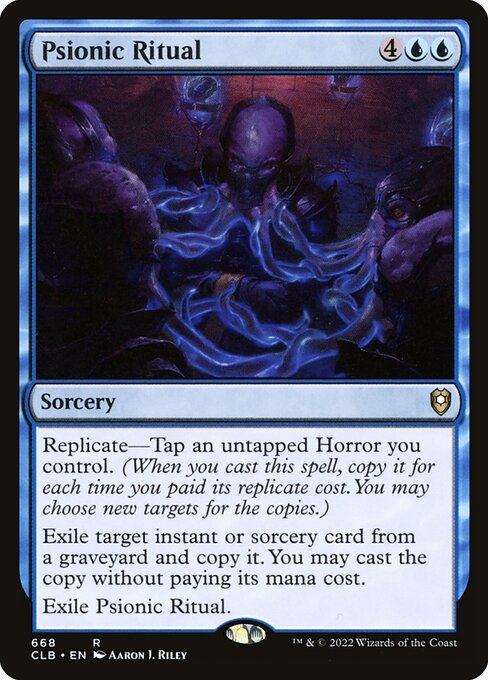 Psionic Ritual - Commander Legends: Battle for Baldur's Gate