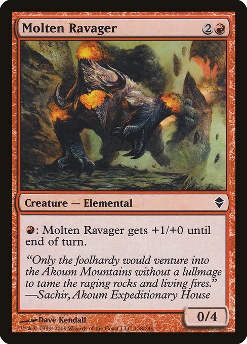 Molten Ravager - Zendikar