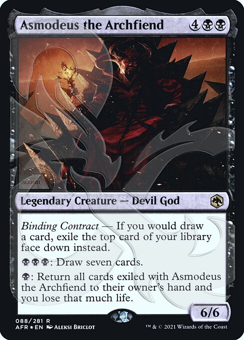 Asmodeus the Archfiend - Adventures in the Forgotten Realms Promos