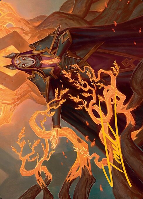Abzan Devotee - Tarkir: Dragonstorm Art Series