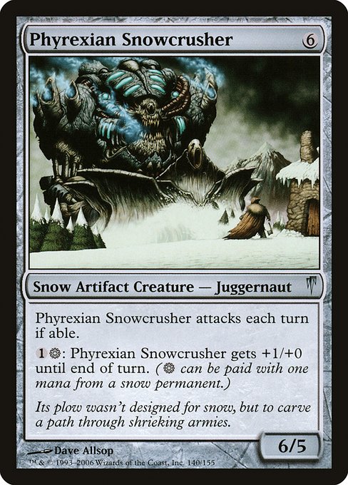 Phyrexian Snowcrusher - Coldsnap