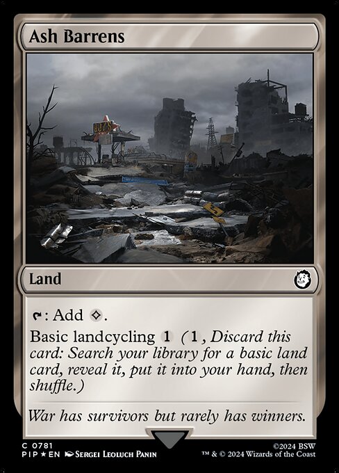 Ash Barrens - Fallout - Surge Foil