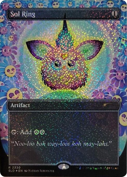 Sol Ring - Secret Lair Drop - Confetti Foil, Borderless