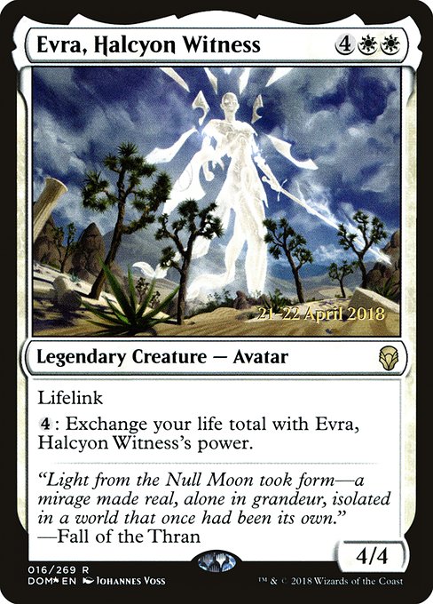 Evra, Halcyon Witness - Dominaria Promos