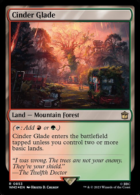 Cinder Glade - Doctor Who - Surge Foil