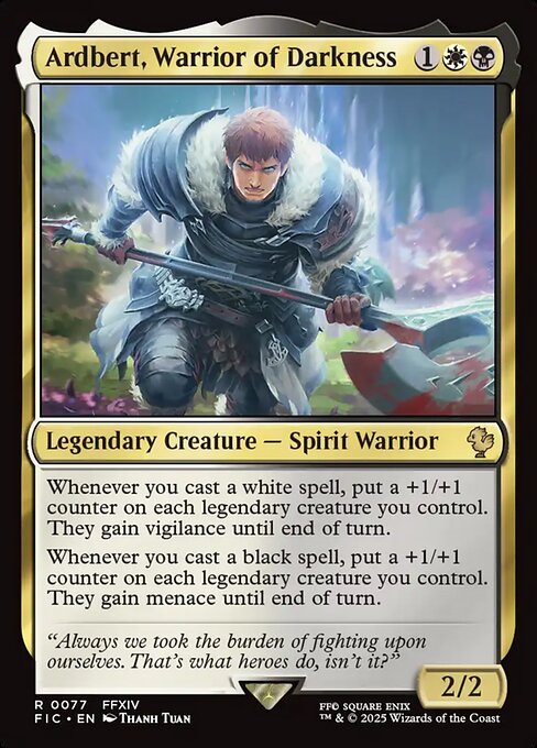 Ardbert, Warrior of Darkness - Final Fantasy Commander