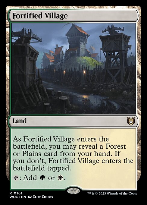 Fortified Village - Wilds of Eldraine Commander