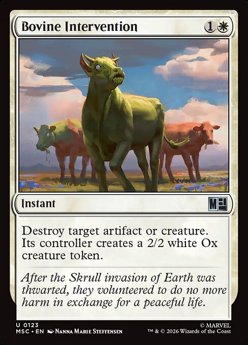 Bovine Intervention - Marvel Super Heroes Commander
