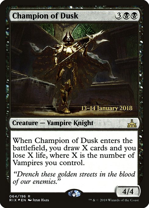 Champion of Dusk - Rivals of Ixalan Promos