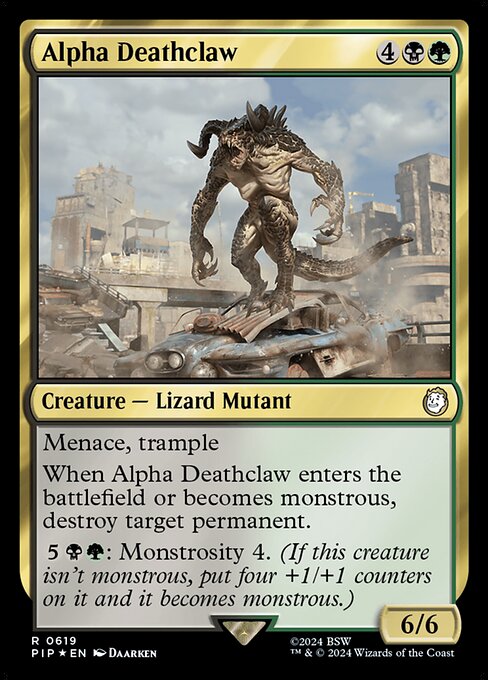 Alpha Deathclaw - Fallout - Surge Foil