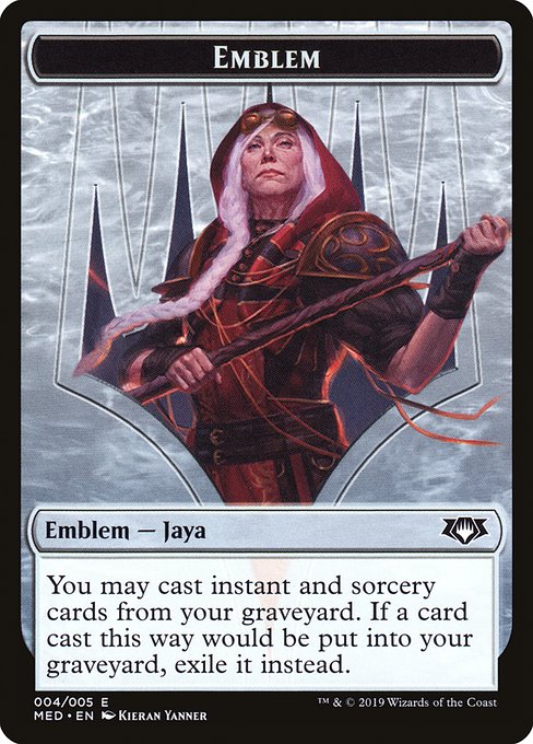 Jaya Ballard Emblem - Mythic Edition Tokens