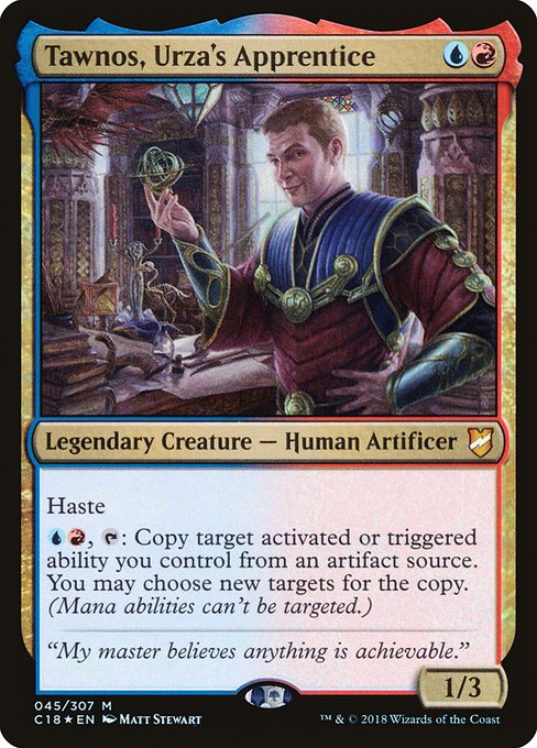 Tawnos, Urza's Apprentice - Commander 2018 - Promo Foil