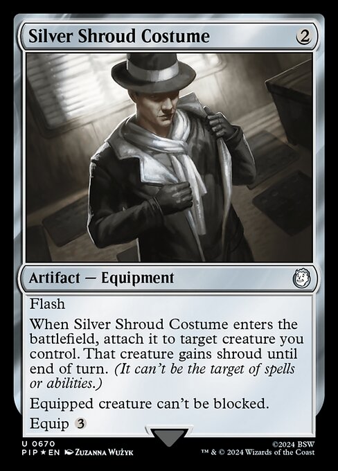 Silver Shroud Costume - Fallout - Surge Foil