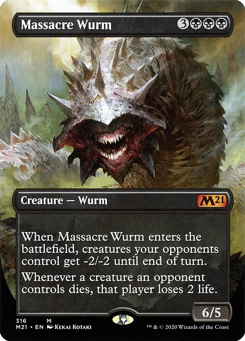 Massacre Wurm - Core Set 2021