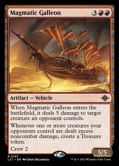 Magmatic Galleon - The Lost Caverns of Ixalan Promos