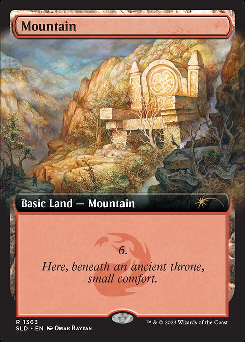 Mountain - Secret Lair Drop - Extended Art