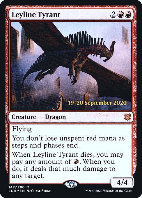 Leyline Tyrant - Zendikar Rising Promos - Promo Foil