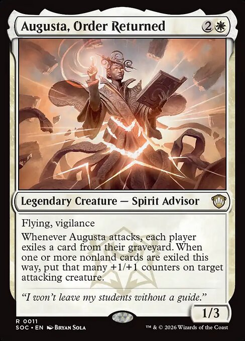 Augusta, Order Returned - Secrets of Strixhaven Commander