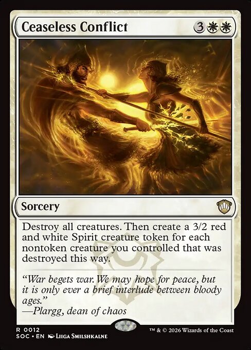 Ceaseless Conflict - Secrets of Strixhaven Commander