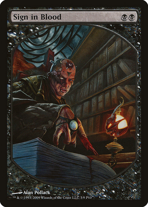 Sign in Blood - Magic Player Rewards 2010