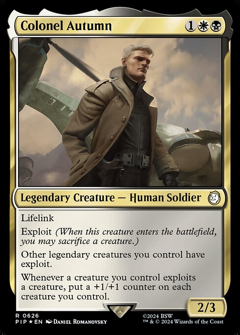 Colonel Autumn - Fallout - Surge Foil