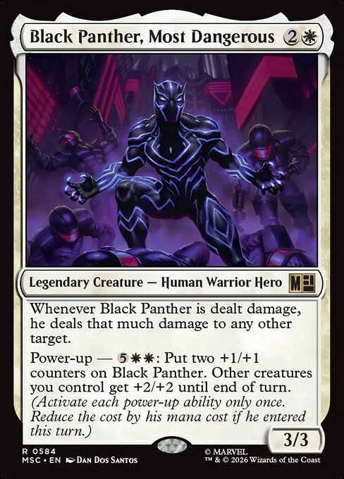Black Panther, Most Dangerous - Marvel Super Heroes Commander