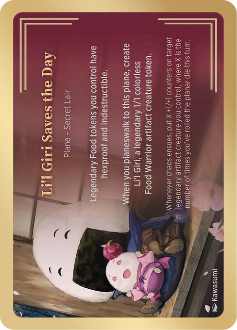 Li'l Giri Saves the Day - Secret Lair Showcase Planes