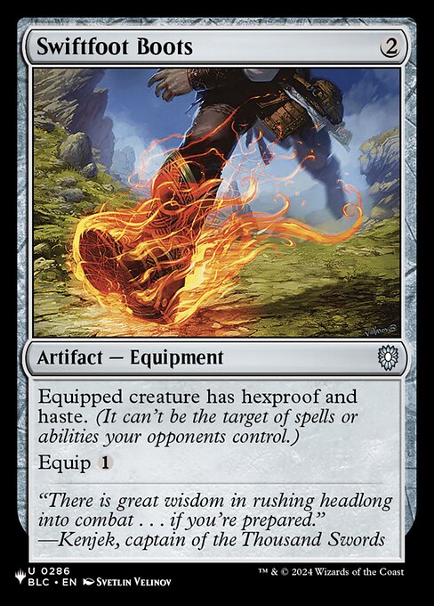 Swiftfoot Boots - The List