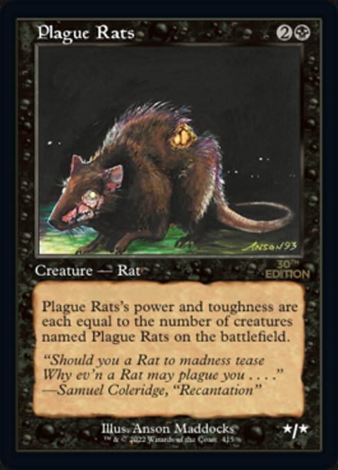 Plague Rats - 30th Anniversary Edition - Retro