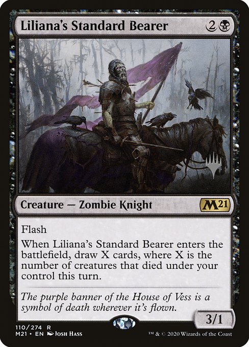 Liliana's Standard Bearer - Core Set 2021 Promos