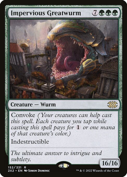 Impervious Greatwurm - Double Masters 2022