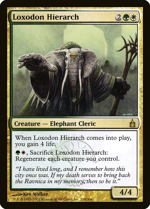 Loxodon Hierarch - Ravnica: City of Guilds